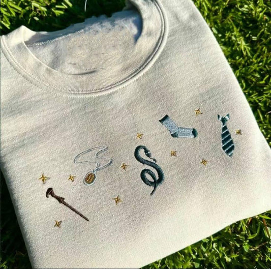 Embroidered Harry Potter Inspired Sweatshirt, Wizarding World Shirt