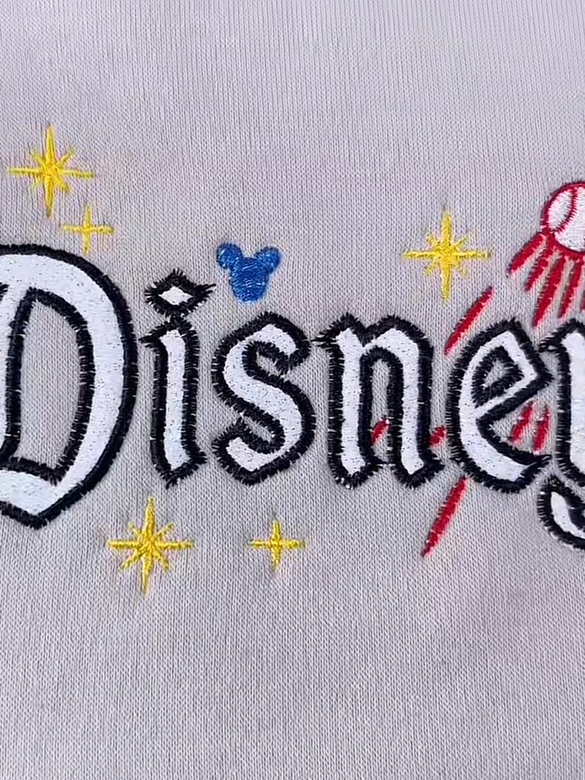 Embroidered Disneyland LA Sweatshirt, Disney Shirt