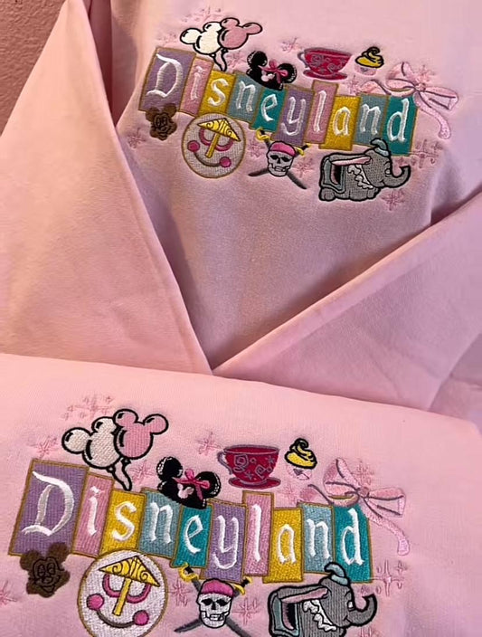 Embroidered Disneyland Magic Sweatshirt, Disneyland Shirt