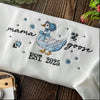 Embroidered MAMA Goose Sweatshirt, Silly Goose Shirt