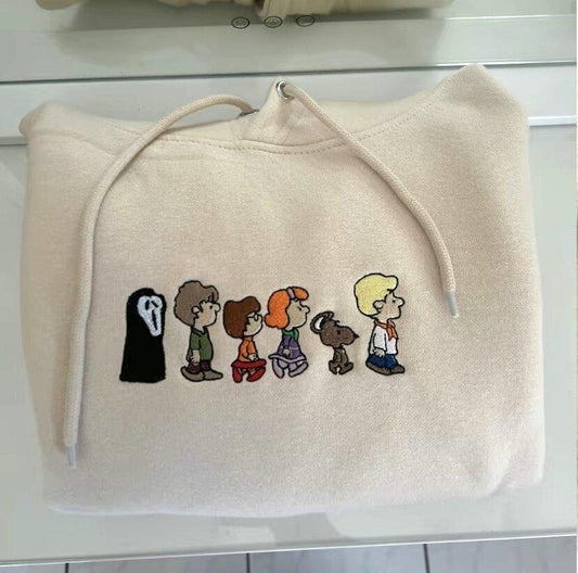 Embroidered Mystery Crew Sweatshirt, Snoopydoo Shirt