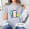 Vintage Monsters,Inc Sweatshirt, Monsters Gang Graphic Tee