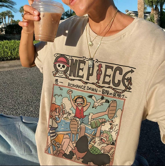 One Piece Graphic Sweatshirt, Anime Shirt