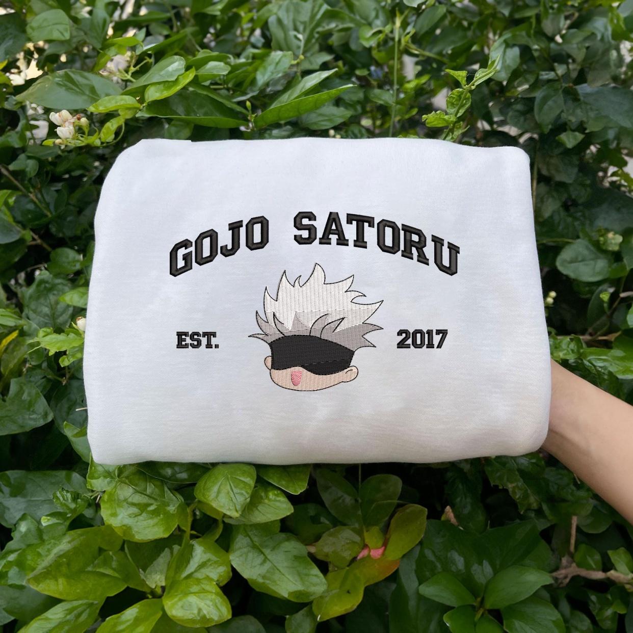 Jujutsu Kaisen Character Embroidered Shirt - Gojo Satoru
