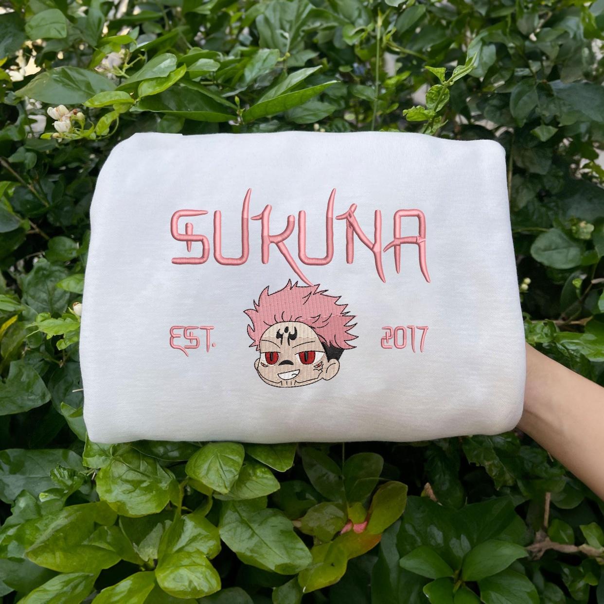 Jujutsu Kaisen Character Embroidered Shirt - Ryomen Sukuna