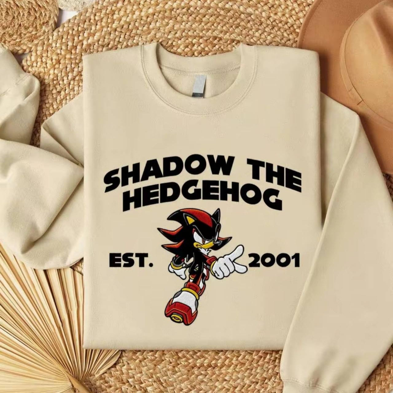 Shadow The Hedgehog Embroidered Sweatshirt