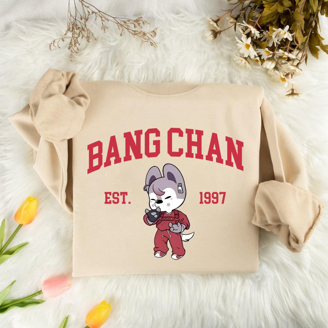 Bang Chan Puppy print sweatshirt