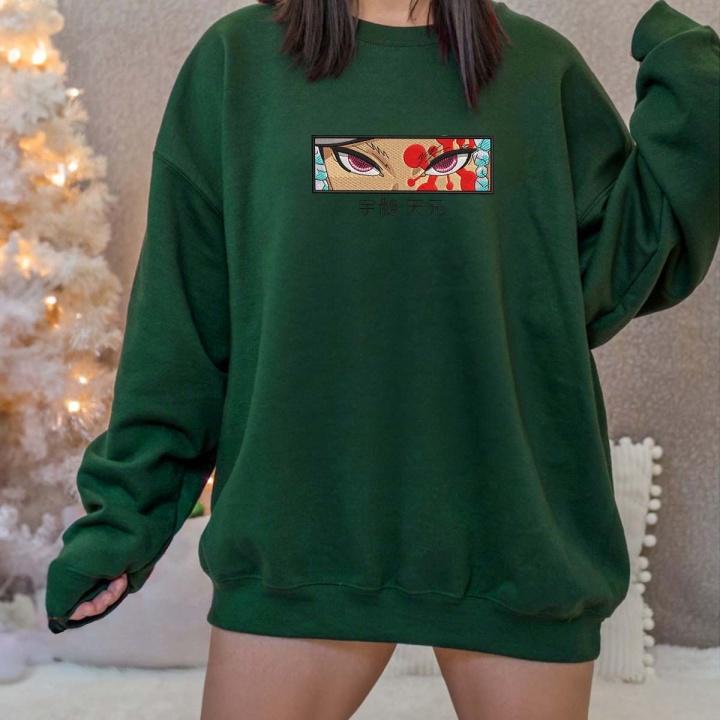 Forest Green Tengen Embroidered Sweatshirt