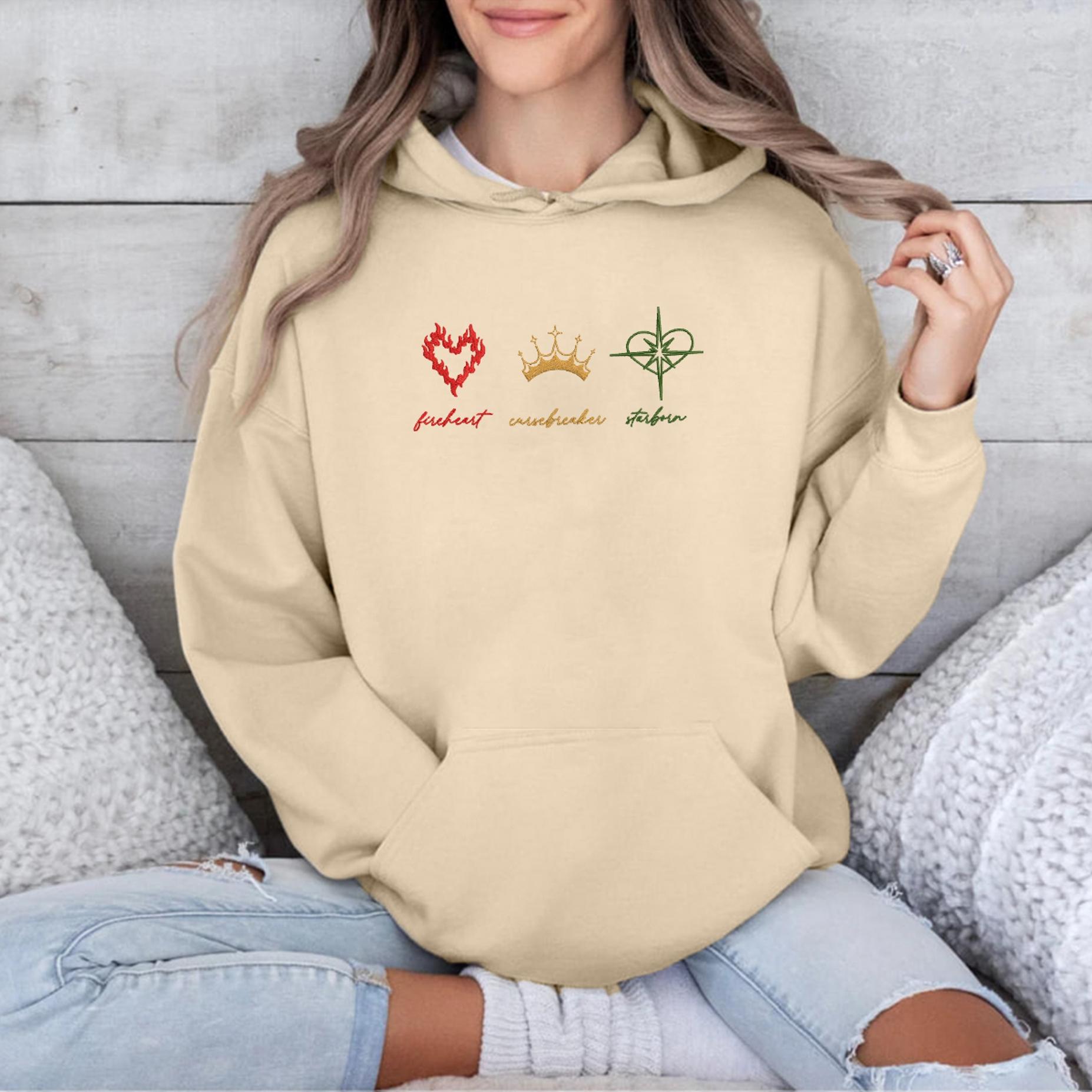 Sand Throne Of Glass Embroidered Sweatshirt