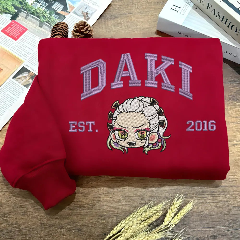 Maoron Daki Sweatshirt Showing Chibi Demon Sister And Est 2016