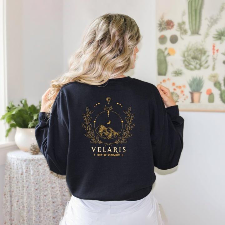 Velaris City of Starlight, Celestial Rider Sigil Embroidered Sweatshirt