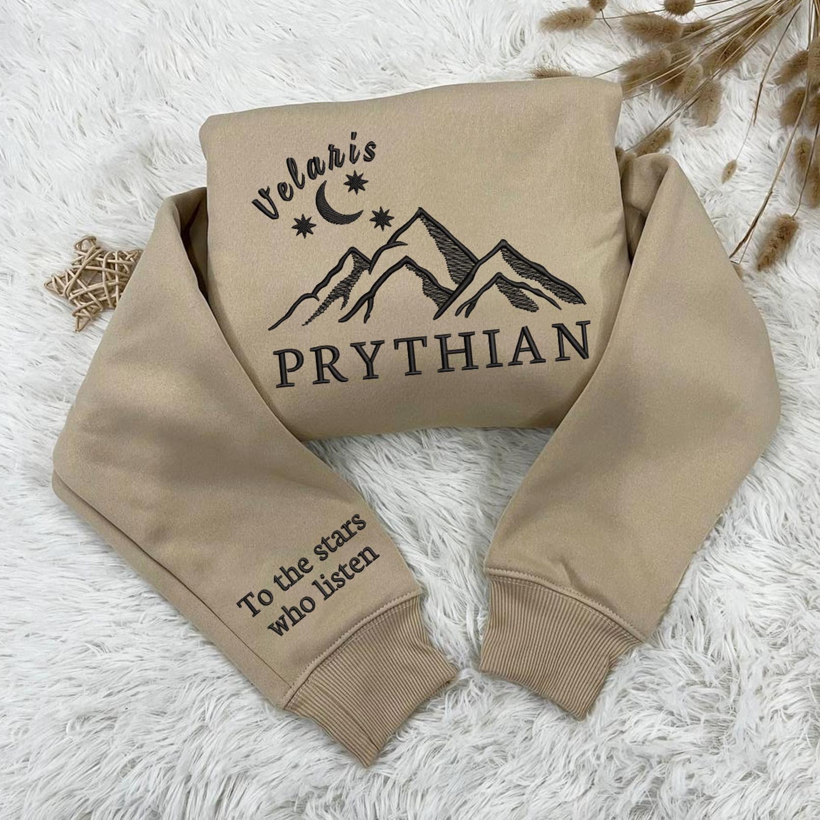 Sand Velaris Embroidered Sweatshirt