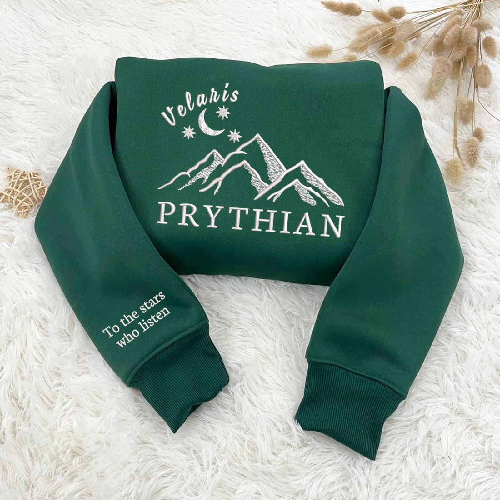 Forest Green Velaris Embroidered Sweatshirt