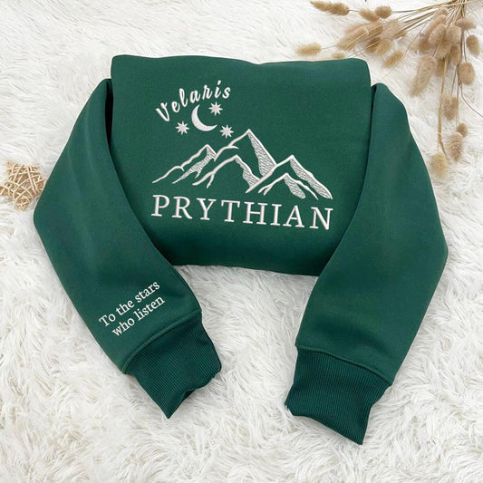 Forest Green Velaris Embroidered Sweatshirt