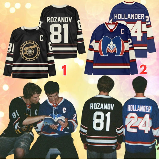 High-Quality Hockey Jerseys Black Navy Captain Soft Comfortable