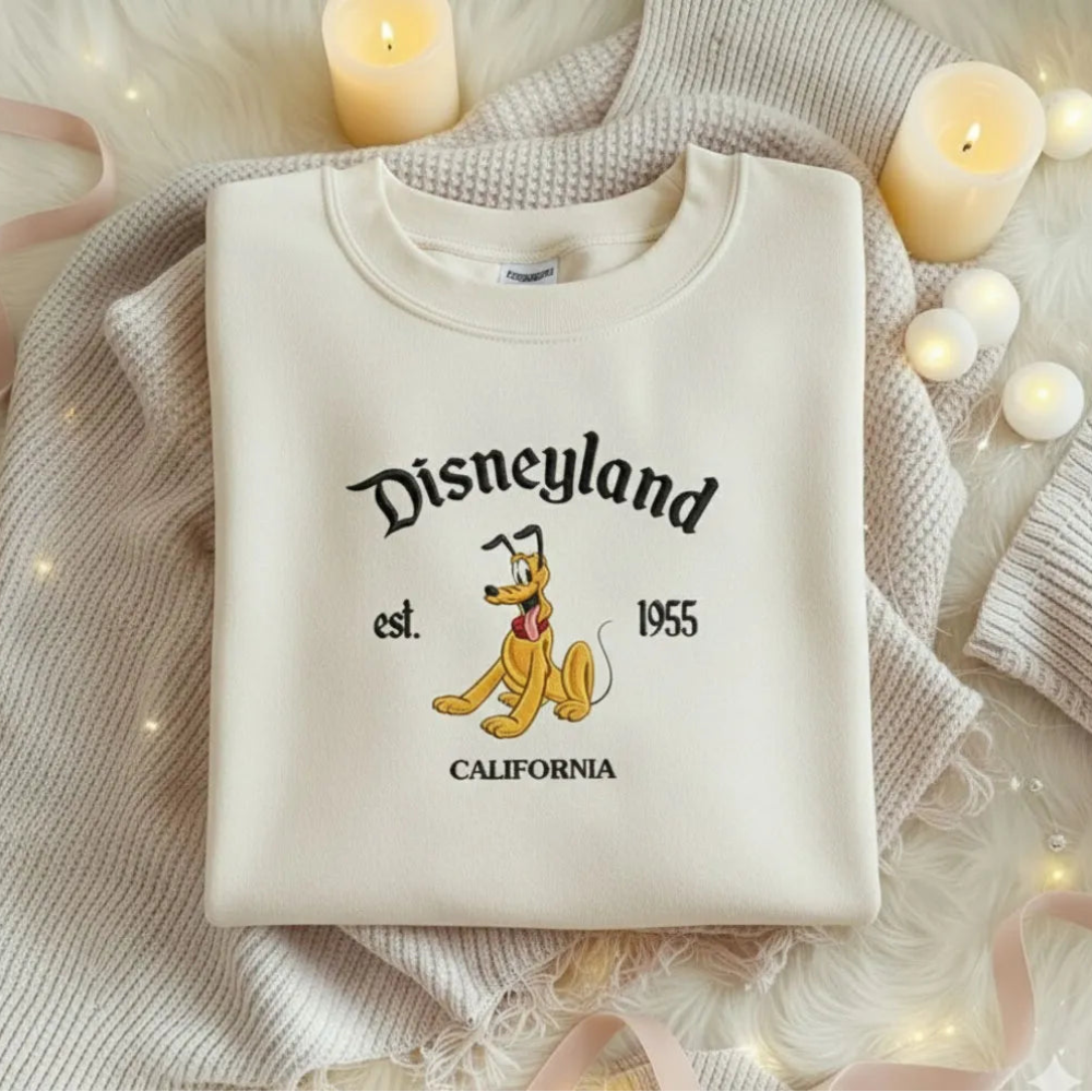 Collection Sand Sweatshirts Various Disney Characters Disneyland 1955