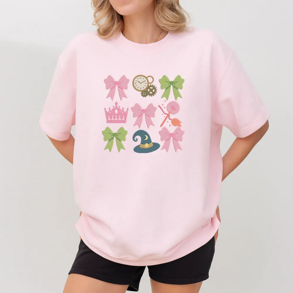 Pink Wicked Embroidered Sweatshirt
