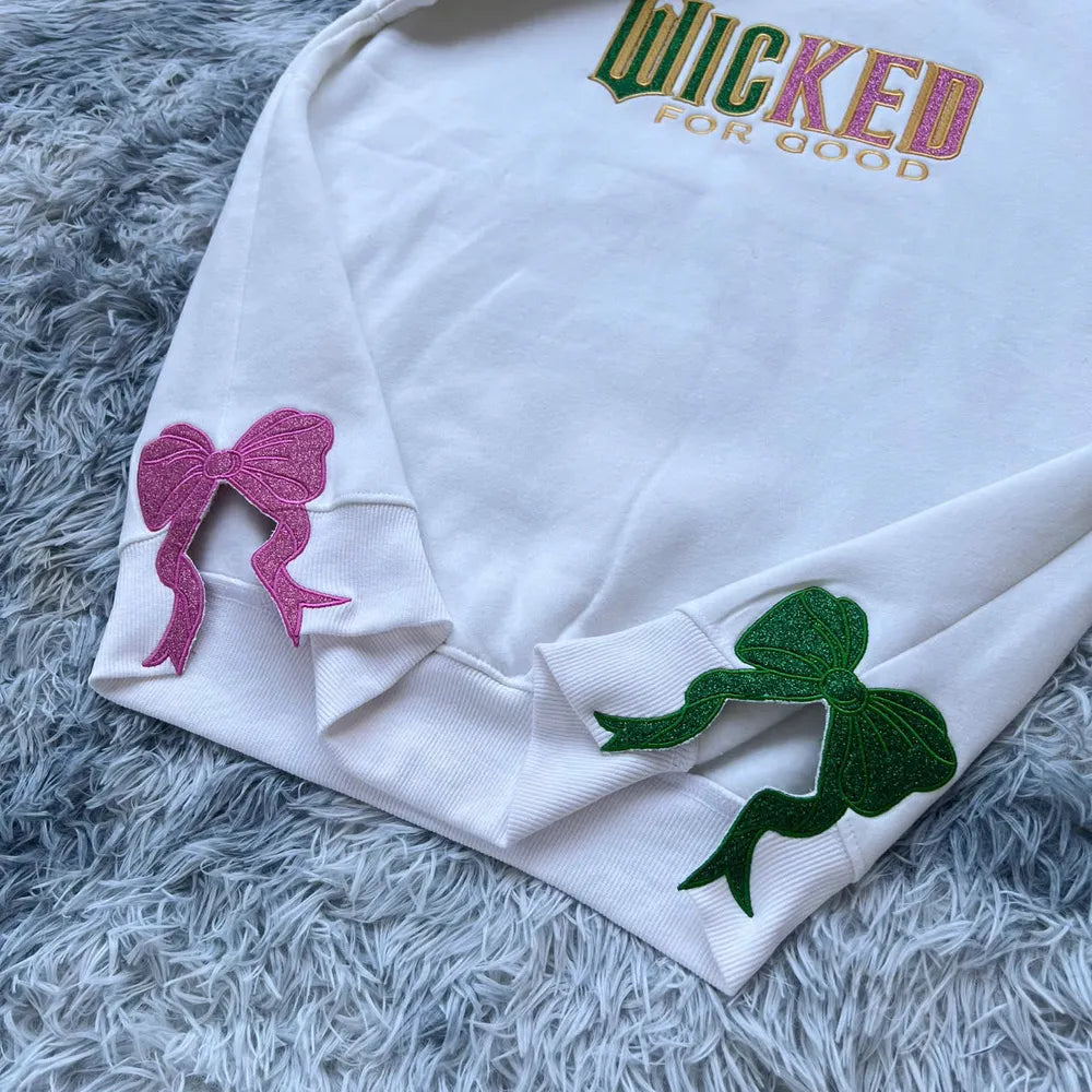 Wicked For Good Embroidered Sweatshirt