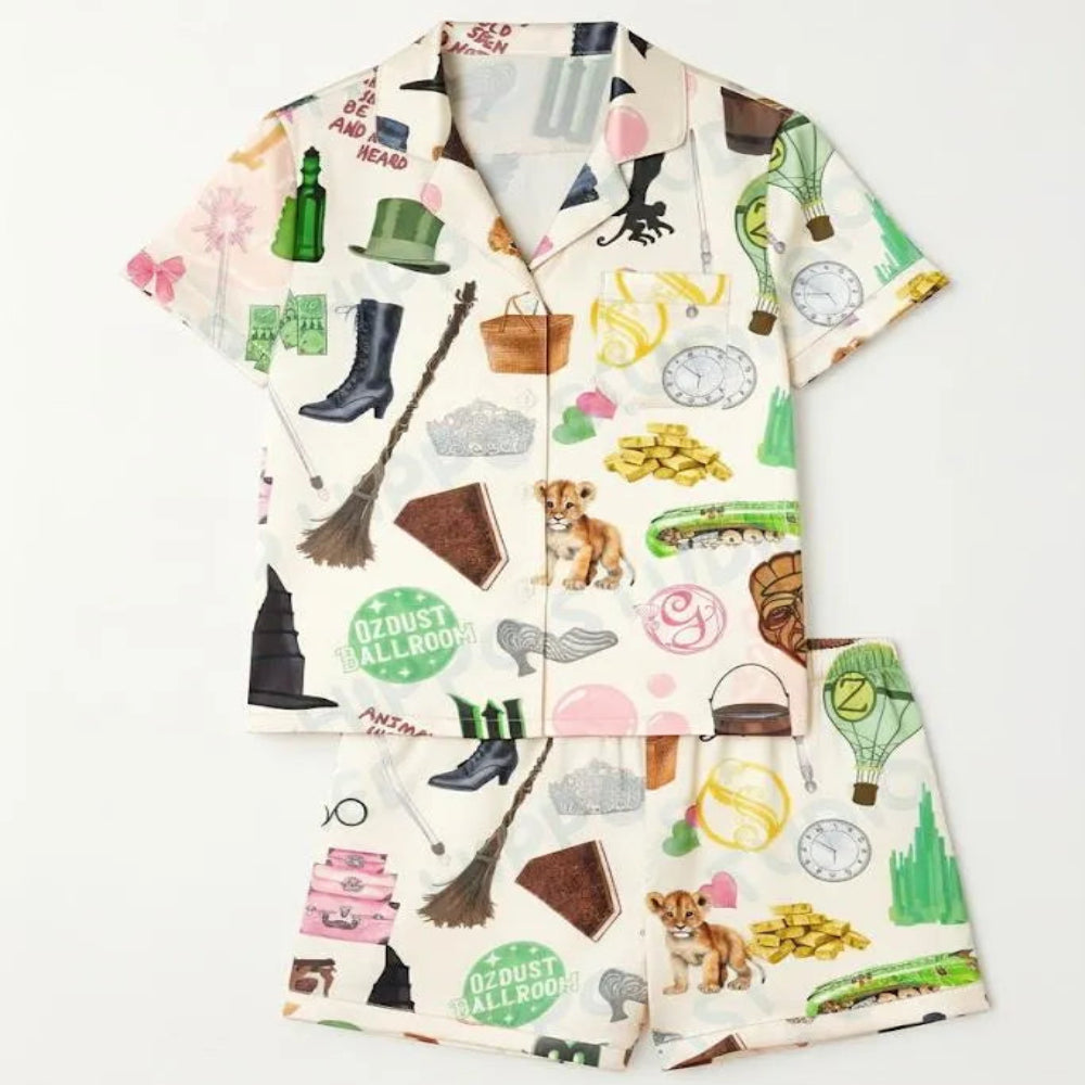 Luxurious Wicked Pajama Set Soft And Breathable Comfort