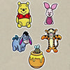 Close-Up Display Of Playful Eeyore Tigger Piglet Pooh, Honey Patches