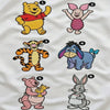 Numbered Winnie The Pooh Character Patches One To Six 
