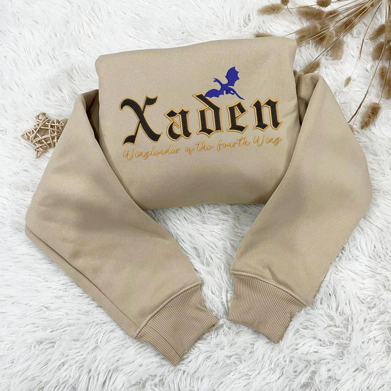 Sand Xaden Embroidered Sweatshirt