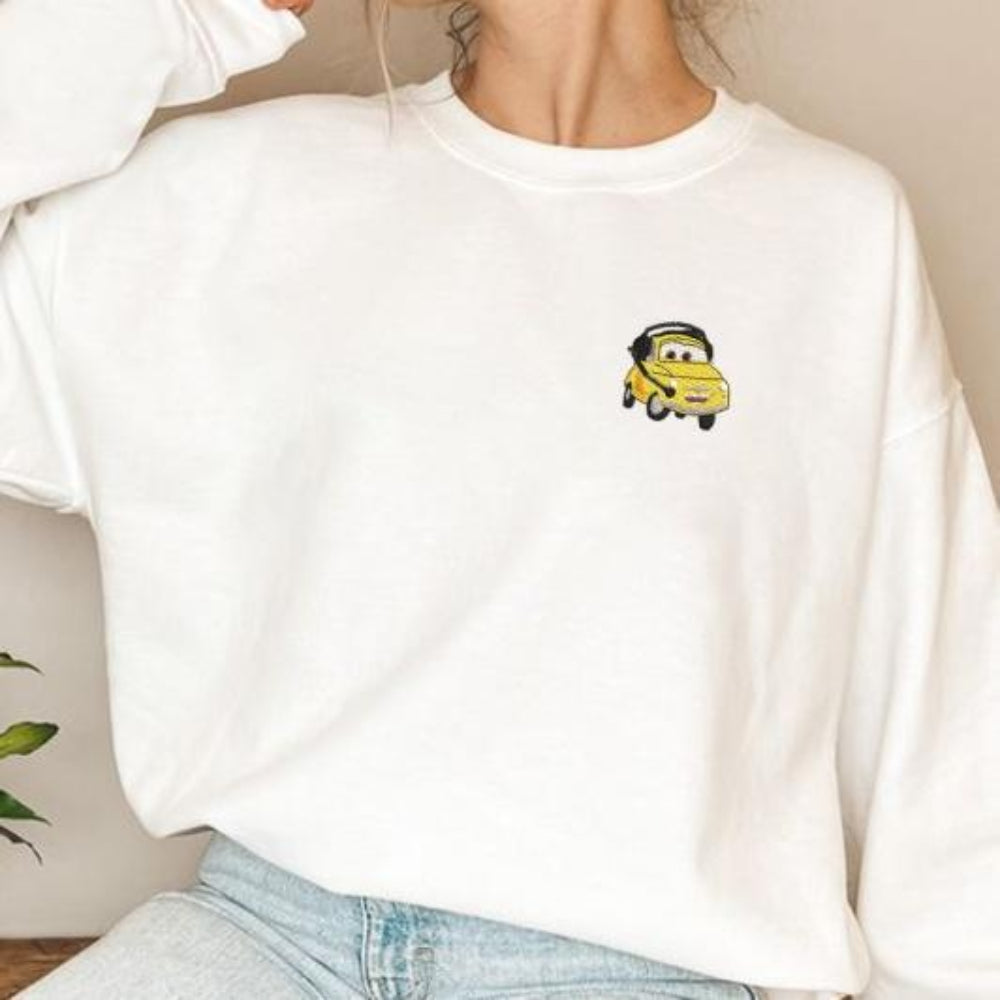 White Luigi Mini Chest Embroidery Casual Indoor Plant Styling